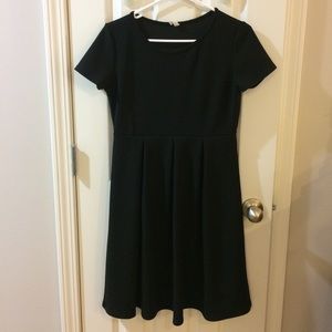 Pink Blush black maternity dress